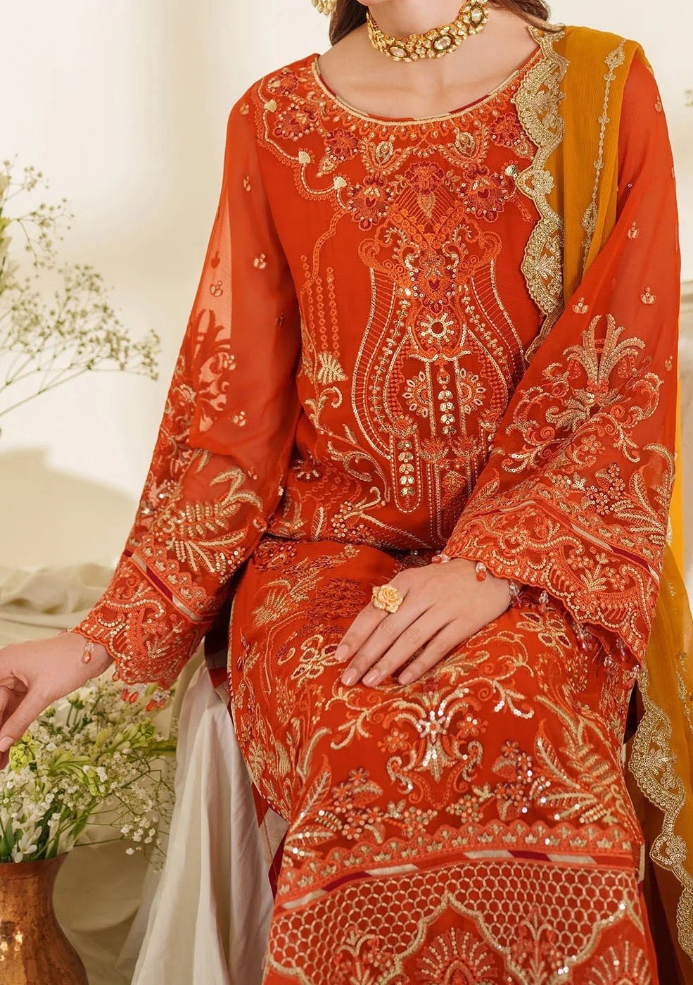 Imrozia Noore Pakistani Luxury Dress - db29816