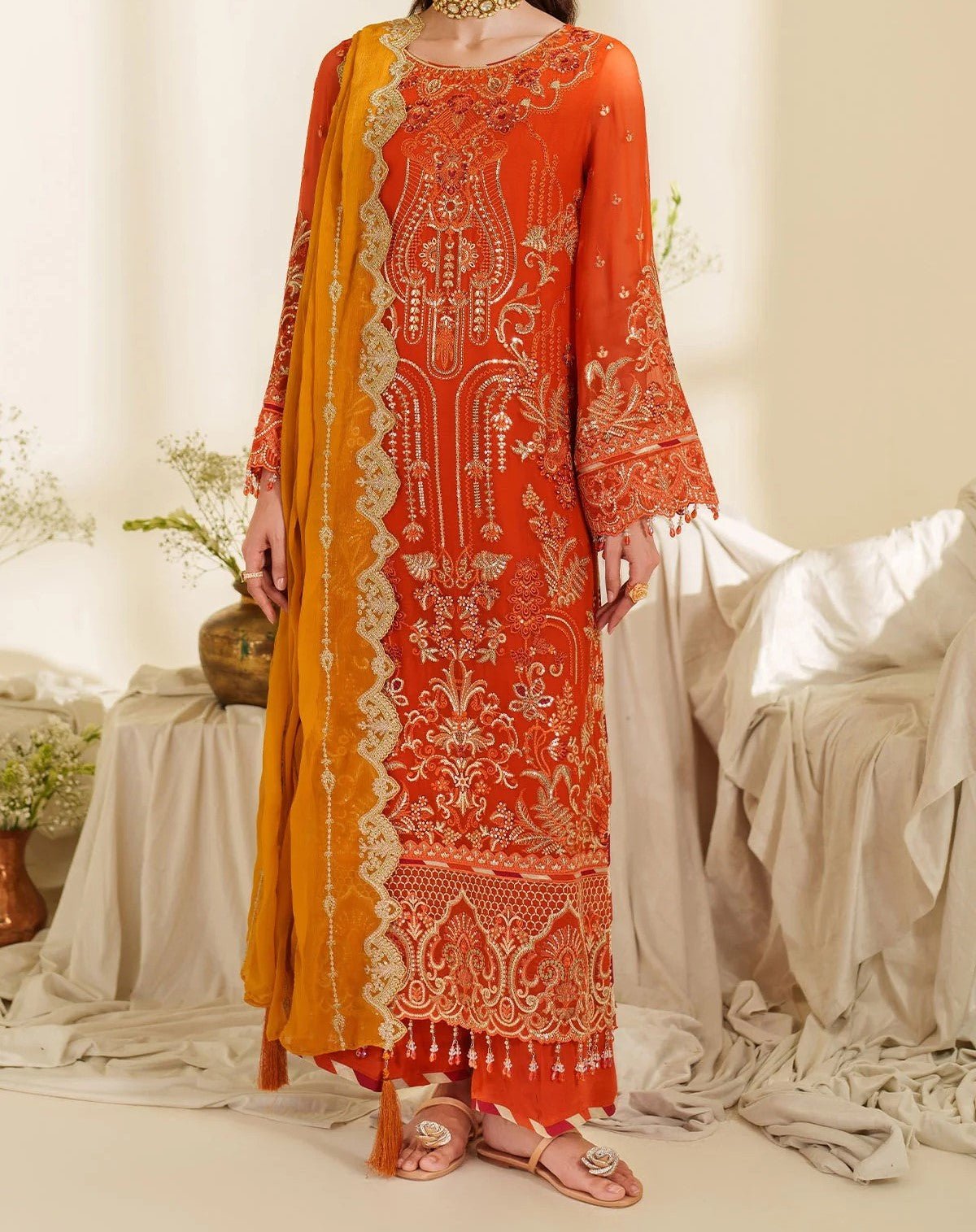 Imrozia Noore Pakistani Luxury Dress - db29816