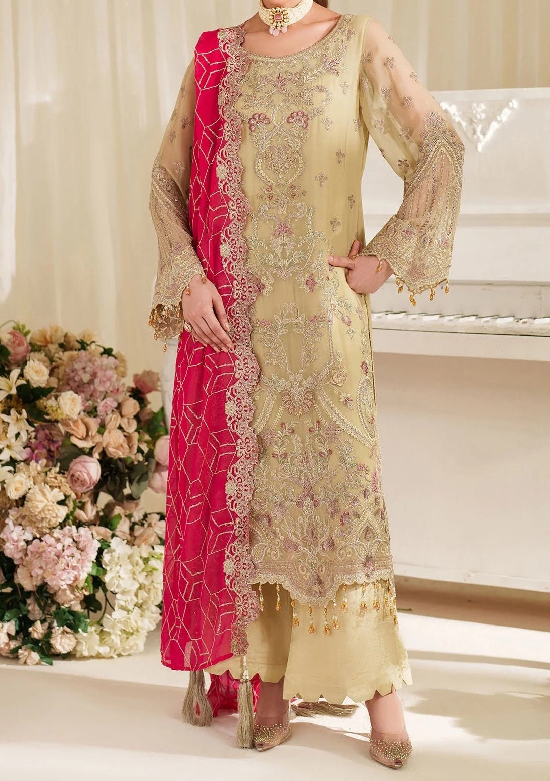 Imrozia Noore Pakistani Luxury Dress - db29817