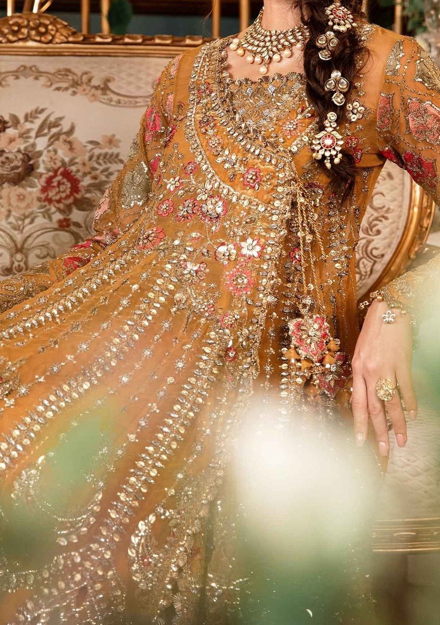 Maria.B Embroidered Pakistani Luxury Lehenga Suit - db28822