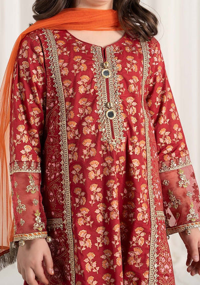 Maria.B Girl's Embroidered Sharara Suit - db28832