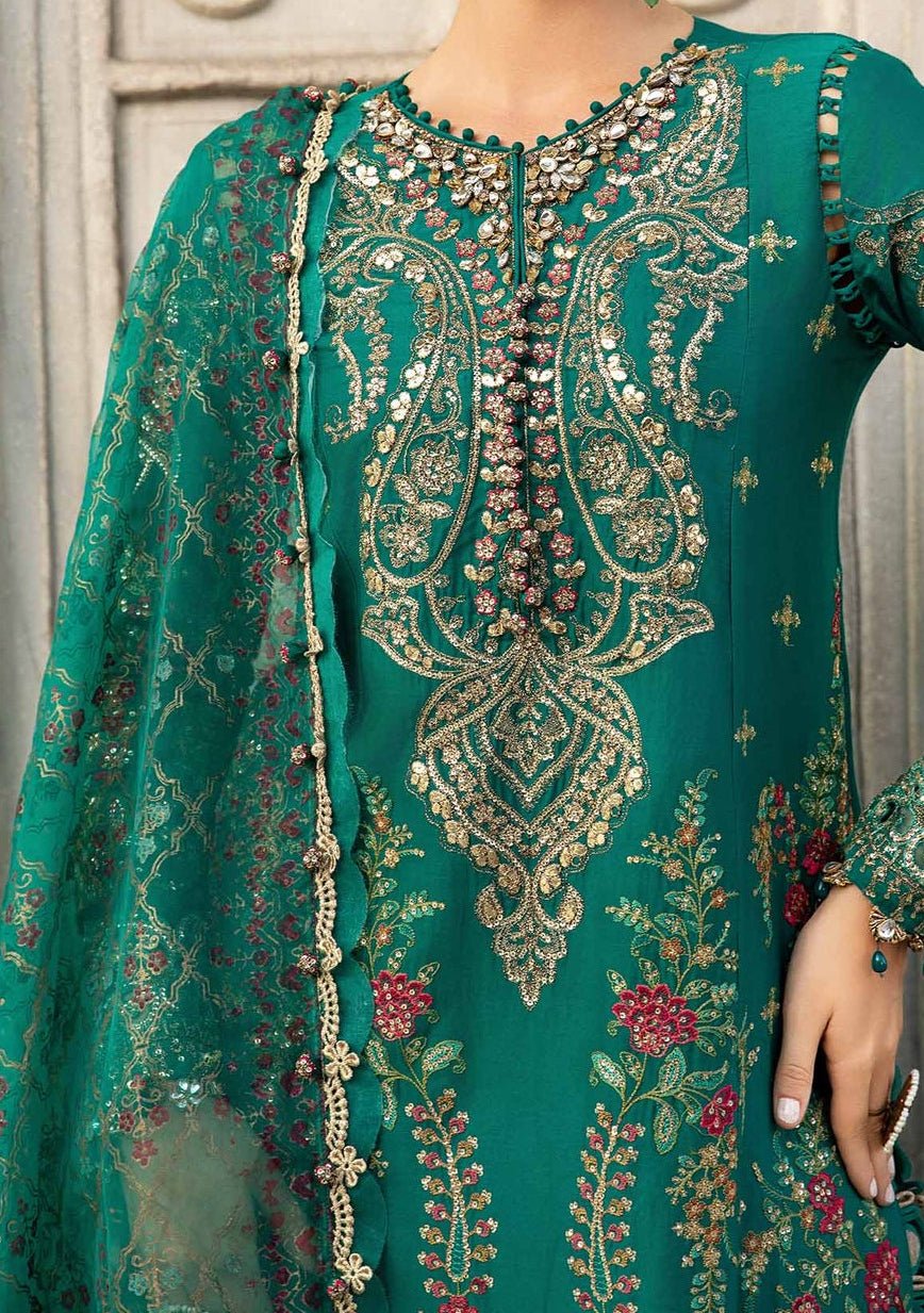 Maria.B Pakistani Luxury Embroidered Dress - db27234