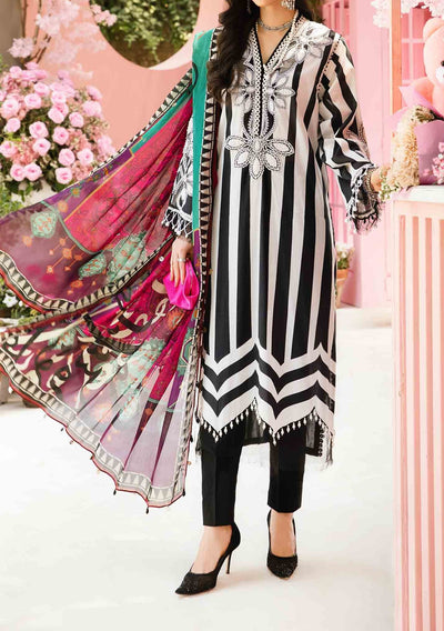 Maria.B Pakistani Luxury Embroidered Lawn Suit - db29451