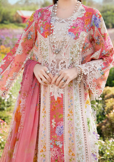Maria.B Pakistani Luxury Embroidered Lawn Suit - db29456