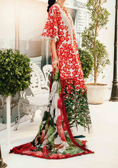 Maria.B Pakistani Luxury Embroidered Lawn Suit - db29446