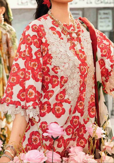 Maria.B Pakistani Luxury Embroidered Lawn Suit - db29446
