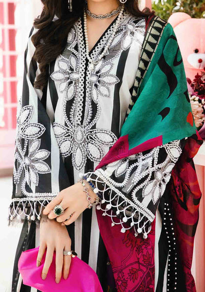 Maria.B Pakistani Luxury Embroidered Lawn Suit - db29451