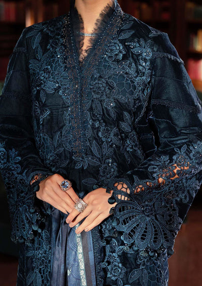 Maria.B Pakistani Luxury Embroidered Velvet Suit - db30385