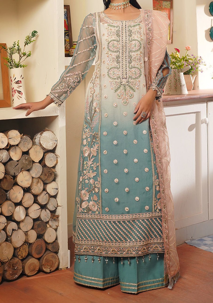 Maryam's Hayat Pakistani Luxury Organza Dress - db26840