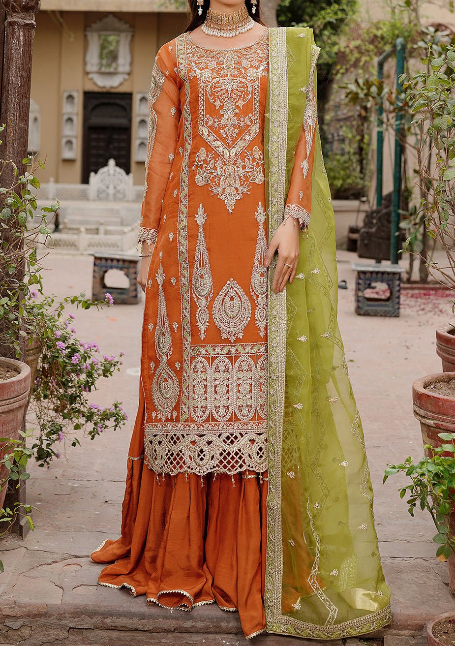 Maryam's Lemilsa Pakistani Luxury Organza Dress - db25923