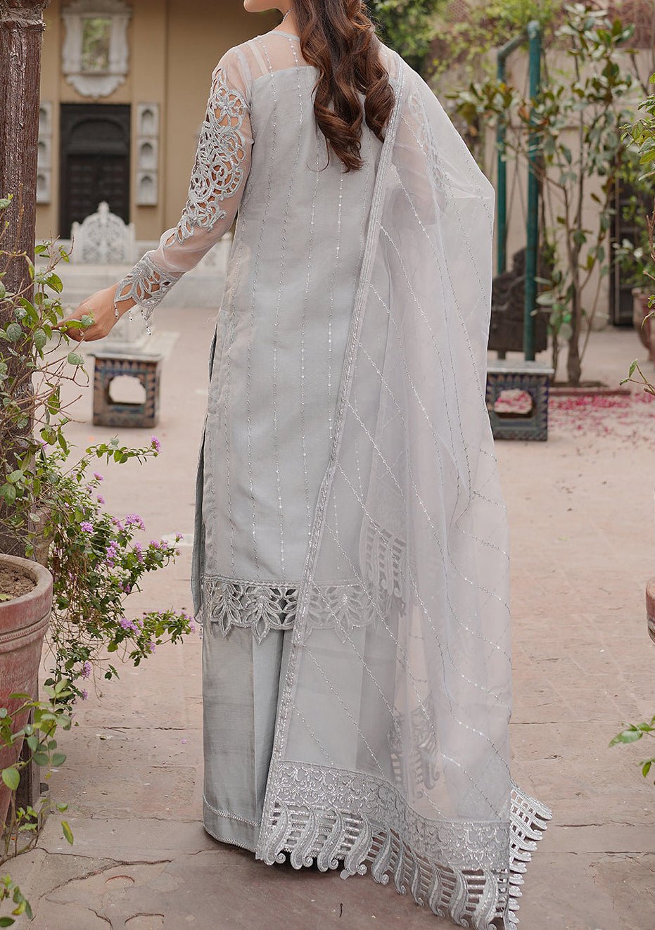 Maryam's Lemilsa Pakistani Luxury Organza Dress - db25922