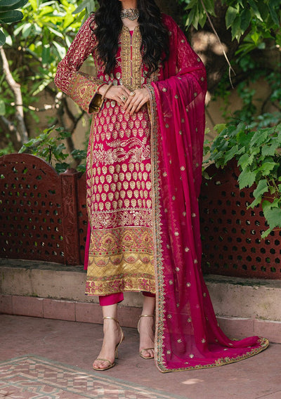 Maryum N Maria Amel Embroidered Chiffon Dress - db30436