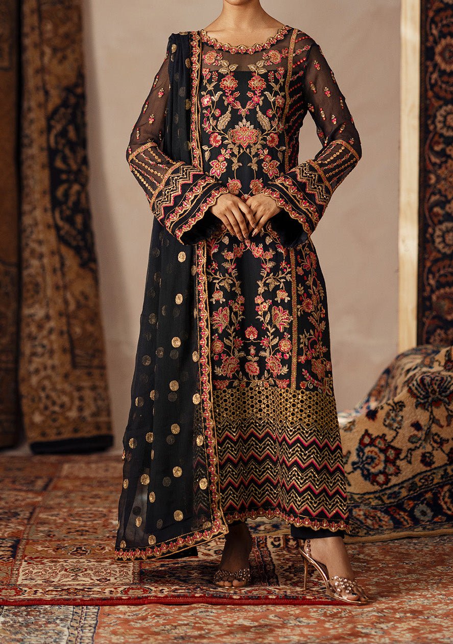 Maryum N Maria Azal Embroidered Chiffon Dress - db302670