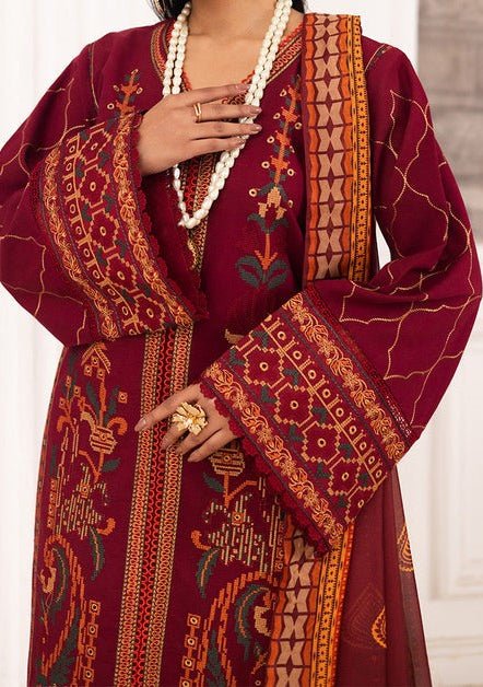 Maryum N Maria Mira Embroidered Luxury Lawn - db28399