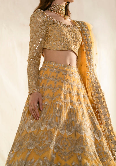 Maryum N Maria Zuberi Pakistani Organza Lehenga Choli - db25969