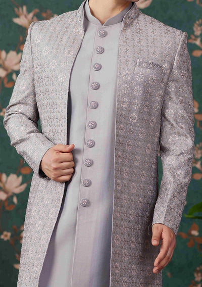 Men's Indo Western Party Wear Sherwani Suit - db28087