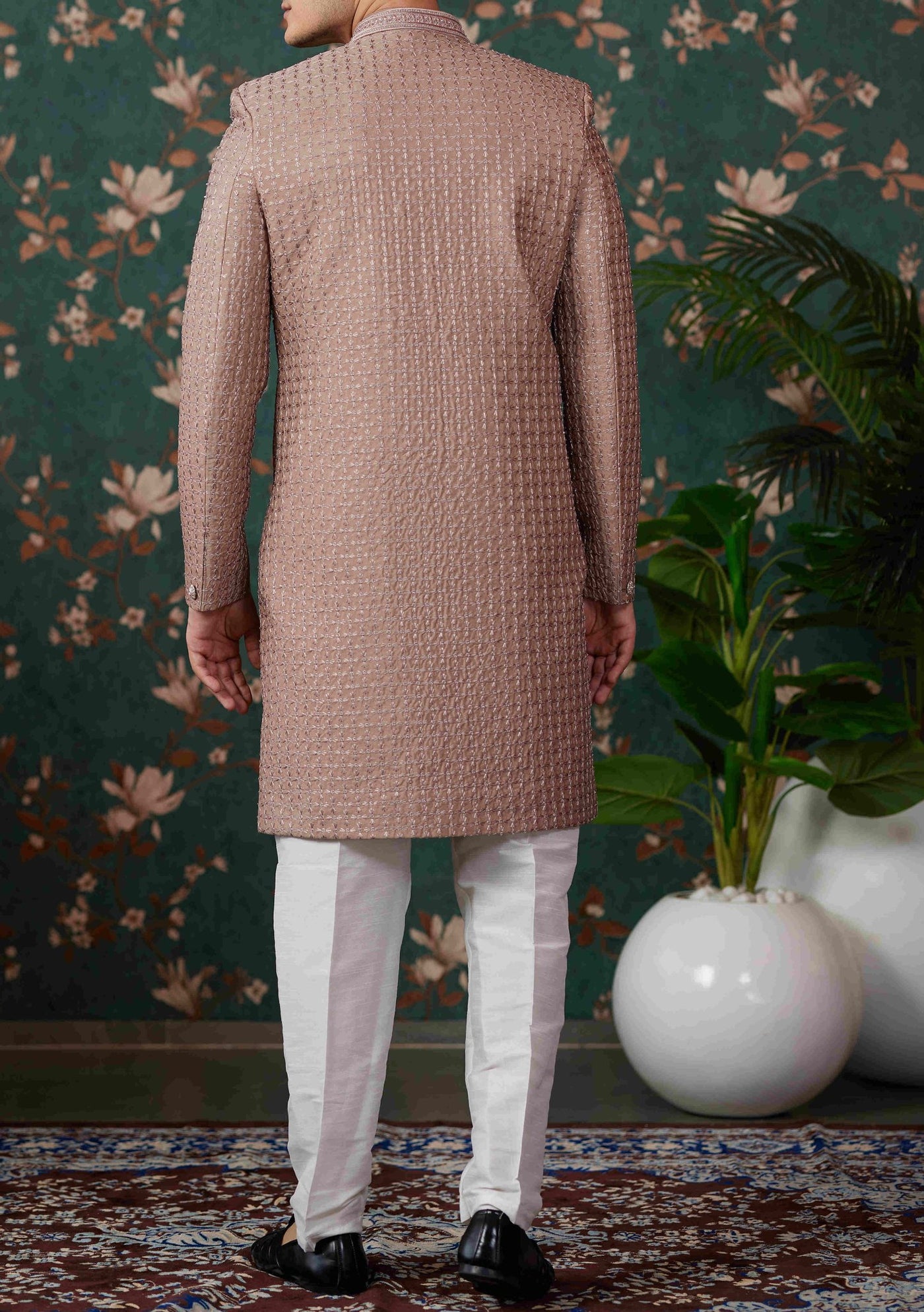 Men's Indo Western Party Wear Sherwani Suit - db28084