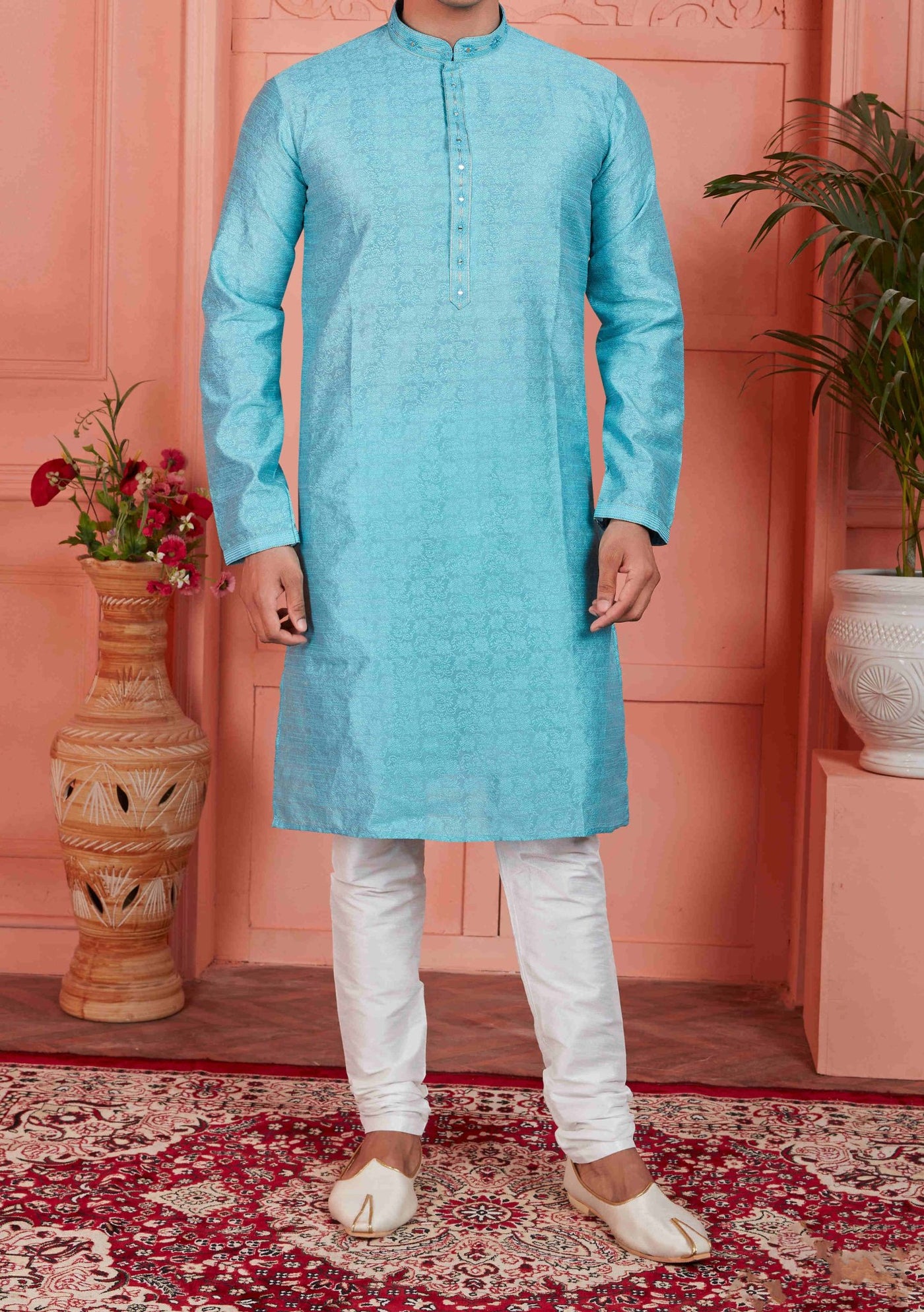 Men's Traditional Party Wear Kurta Pajama - db27762