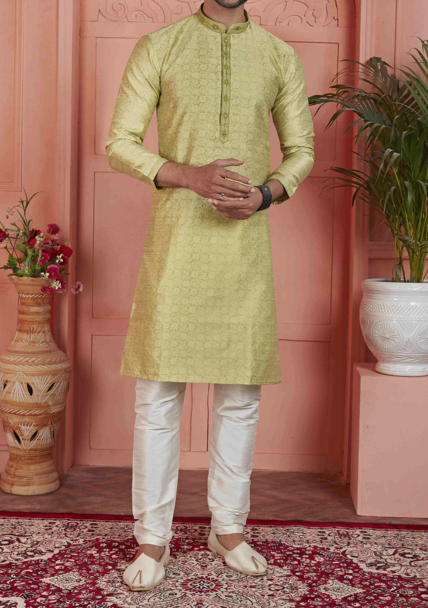 Men's Traditional Party Wear Kurta Pajama - db27761