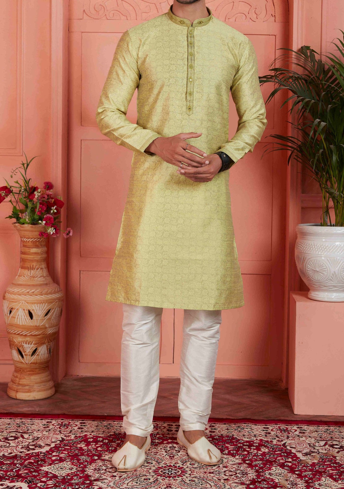 Men's Traditional Party Wear Kurta Pajama - db27761