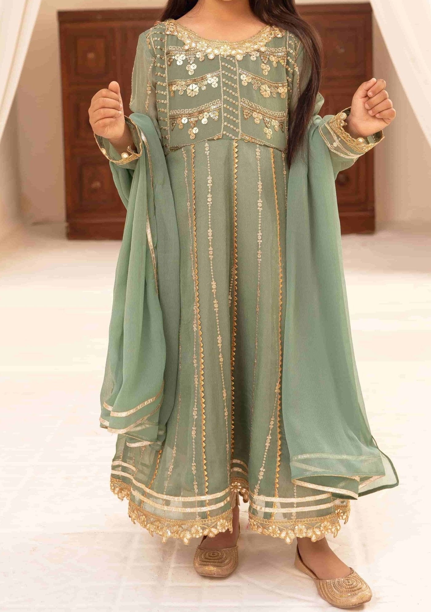 Mother Ready Made Chiffon Anarkali - db25786