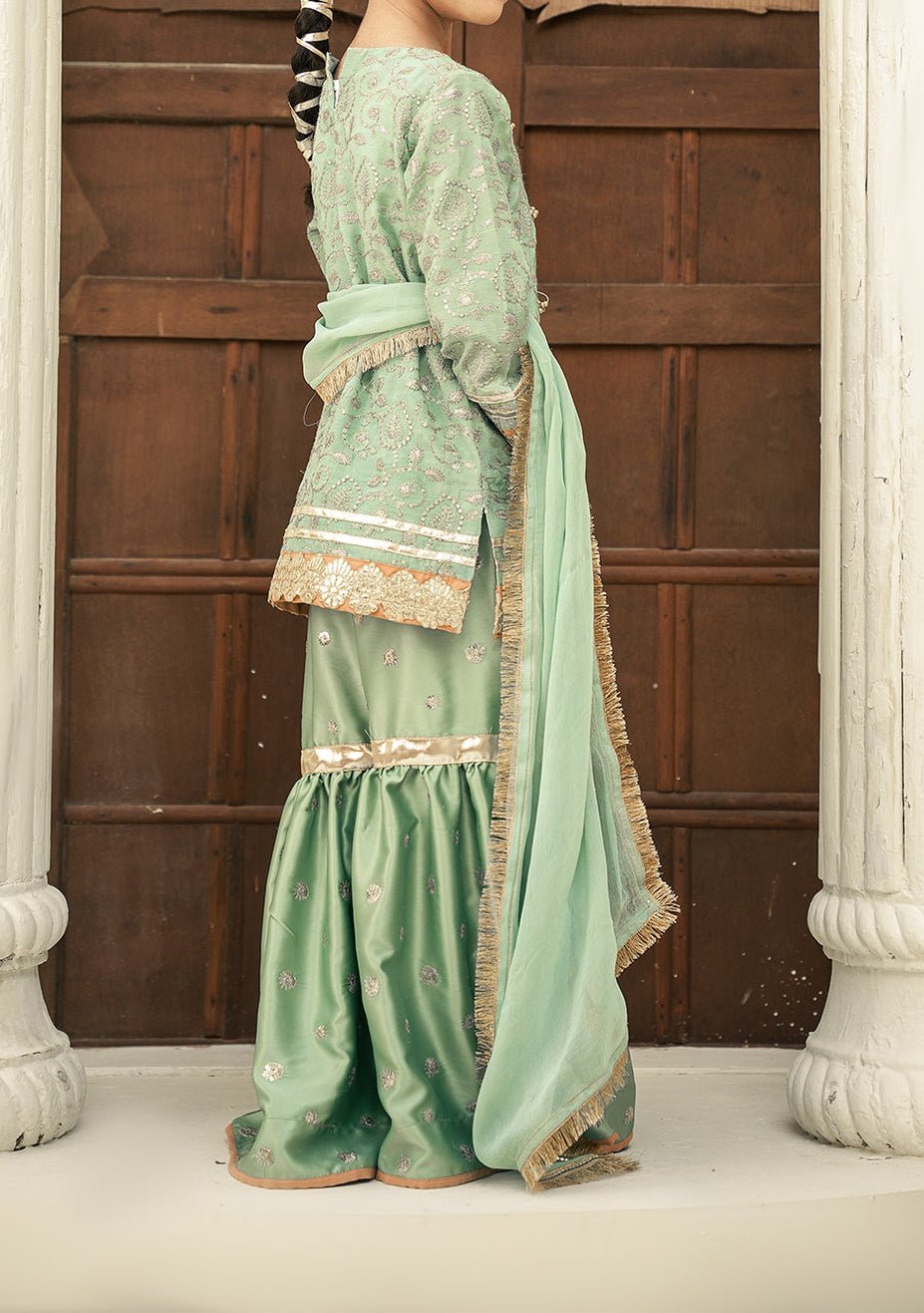 Mother Ready Made Chiffon Sharara Suit - db28728