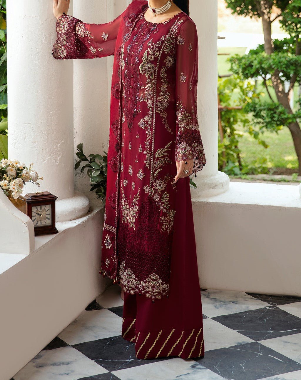 Ramsha Dastak Pakistani Luxury Chiffon Dress - db27547