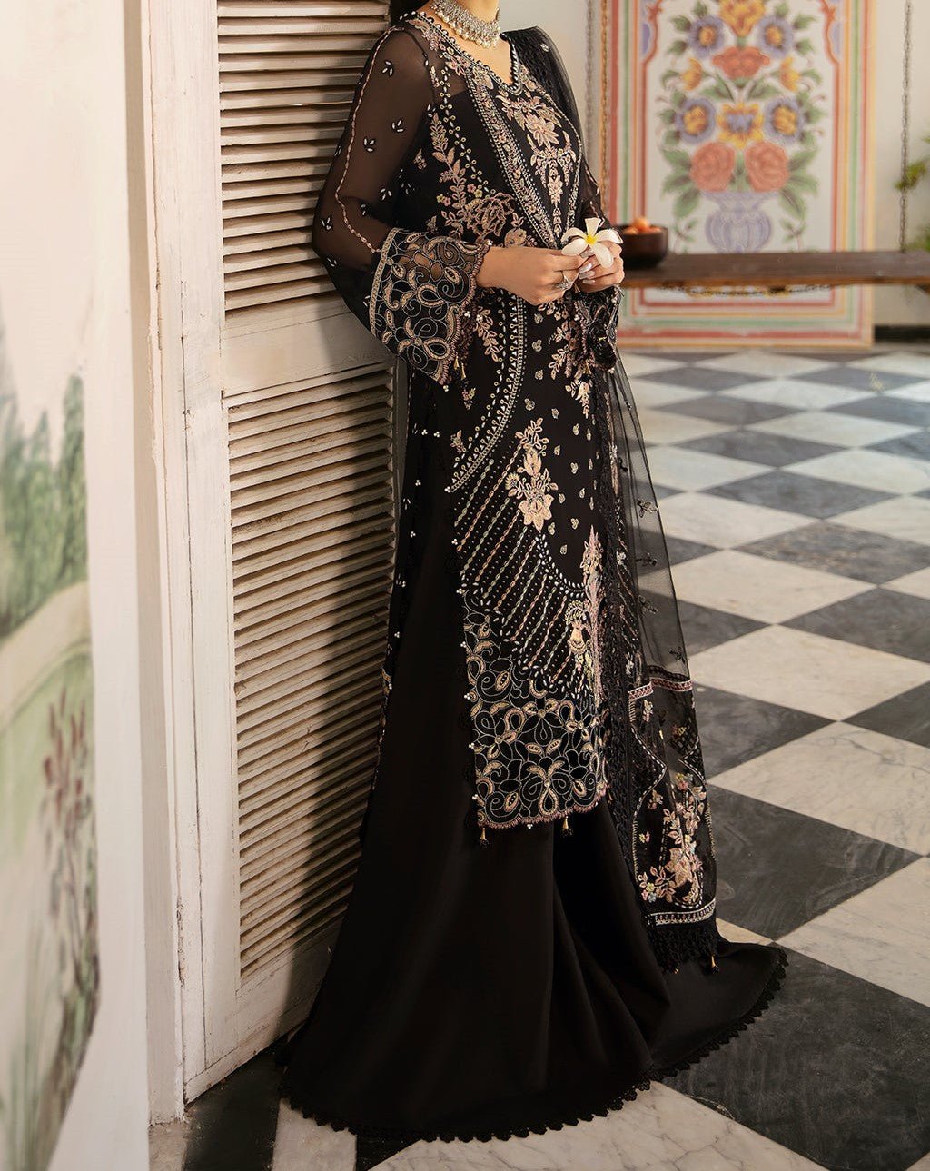 Ramsha Dastak Pakistani Luxury Chiffon Dress - db27550