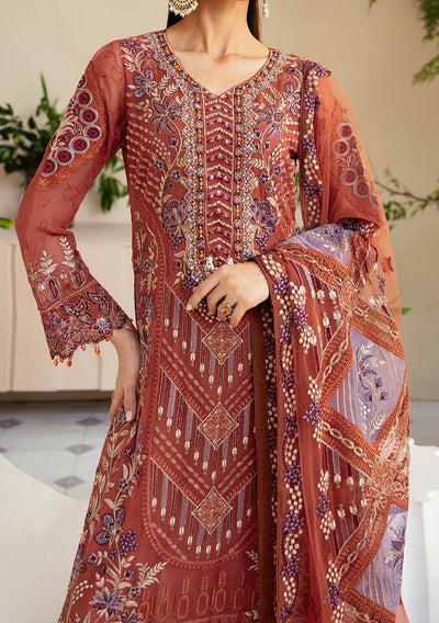 Ramsha Dastoor Pakistani Luxury Chiffon Dress - db27411