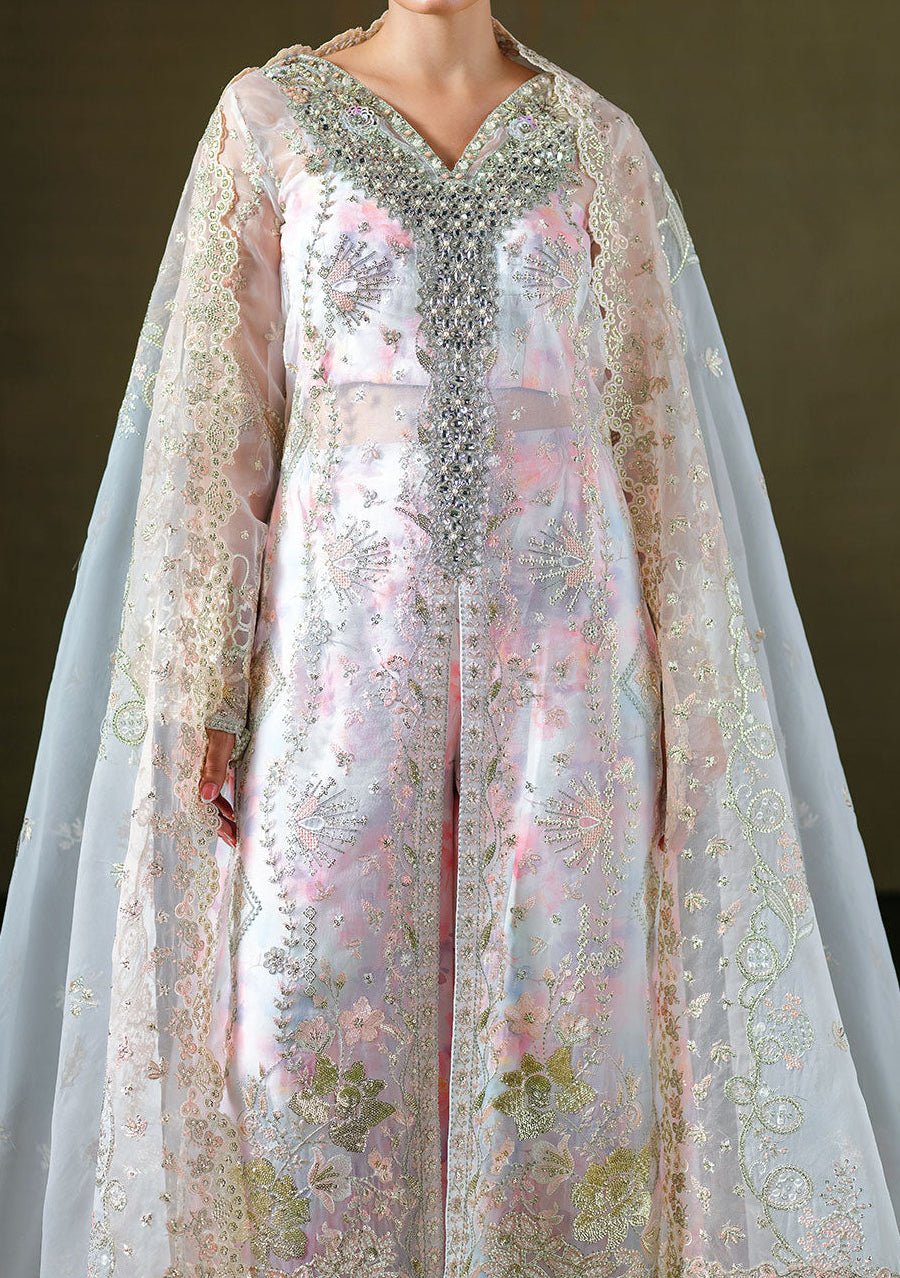 Ramsha Festive Pakistani Luxury Organza Dress - db30325