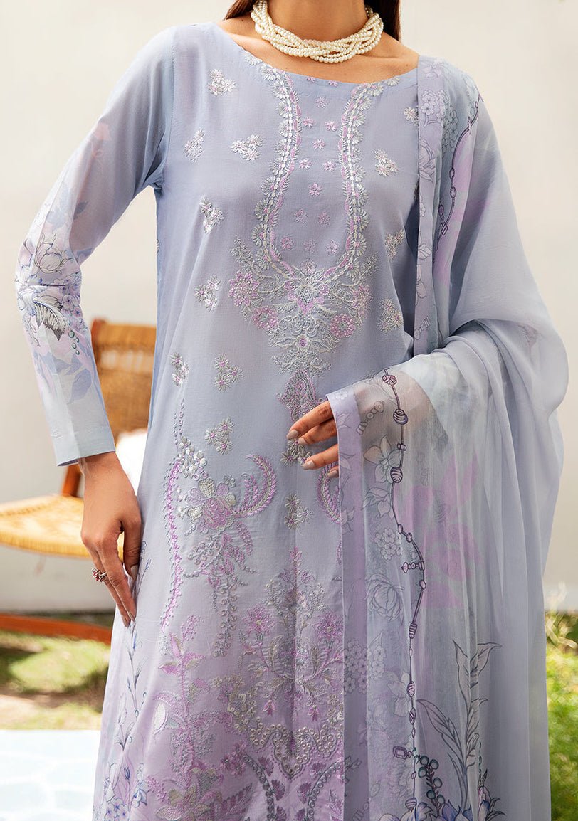 Ramsha Mashaal Embroidered Printed Lawn Dress - db26987