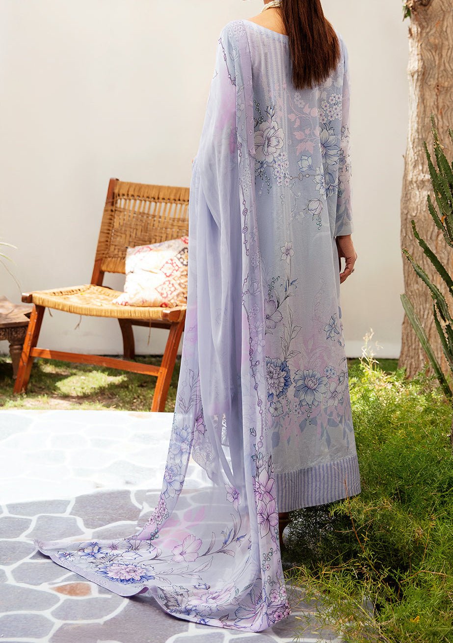 Ramsha Mashaal Embroidered Printed Lawn Dress - db26987