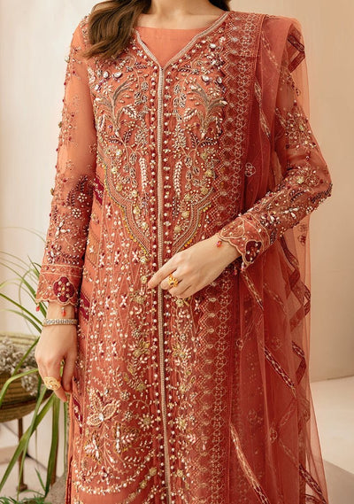 Ramsha Pakistani Luxury Organza Dress - db26833