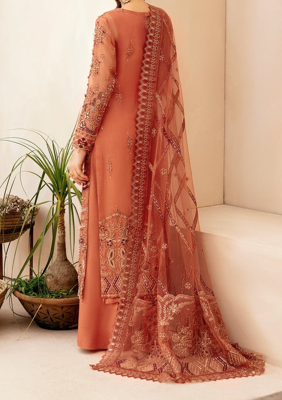 Ramsha Pakistani Luxury Organza Dress - db26833