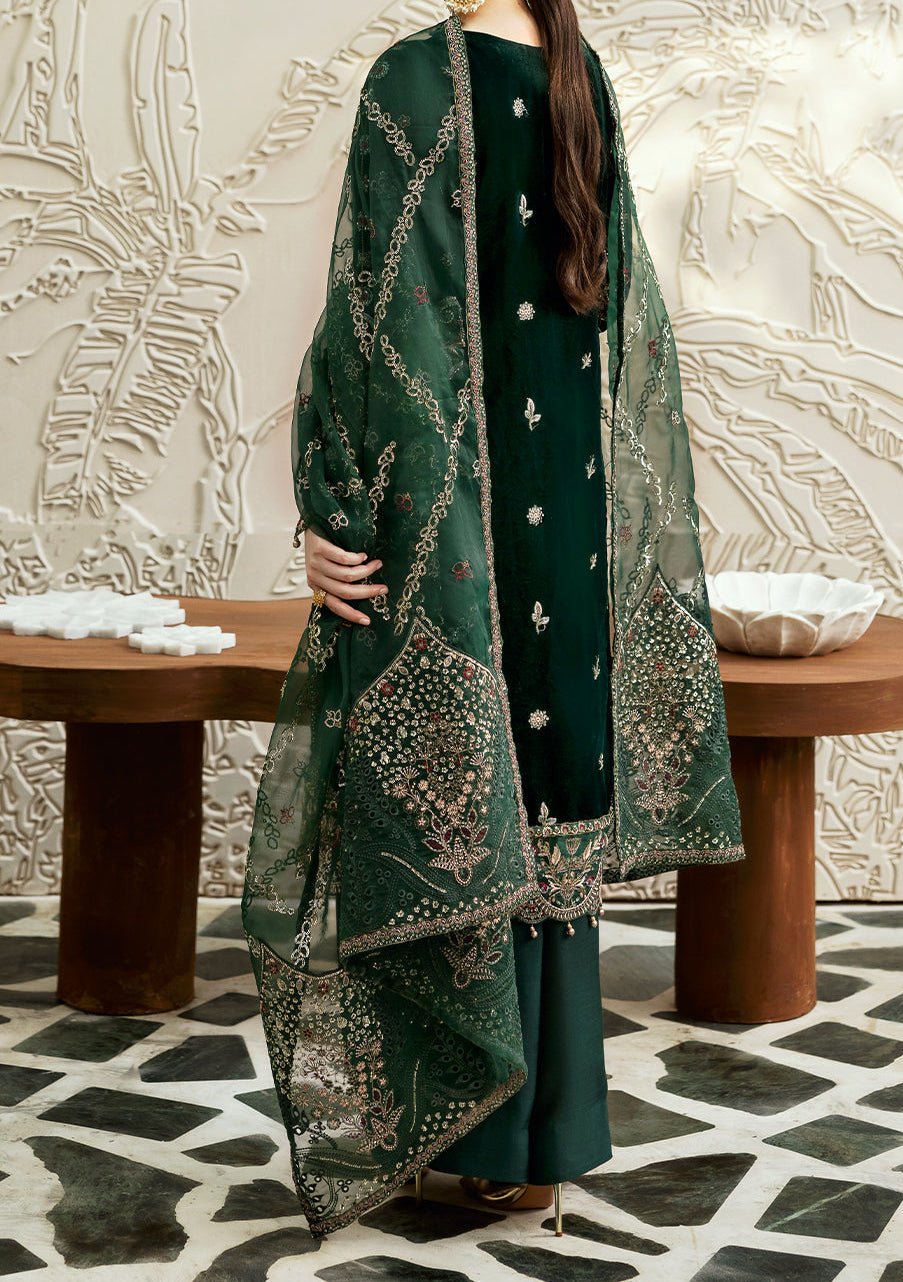 Ramsha Pakistani Luxury Velvet Dress - db27564