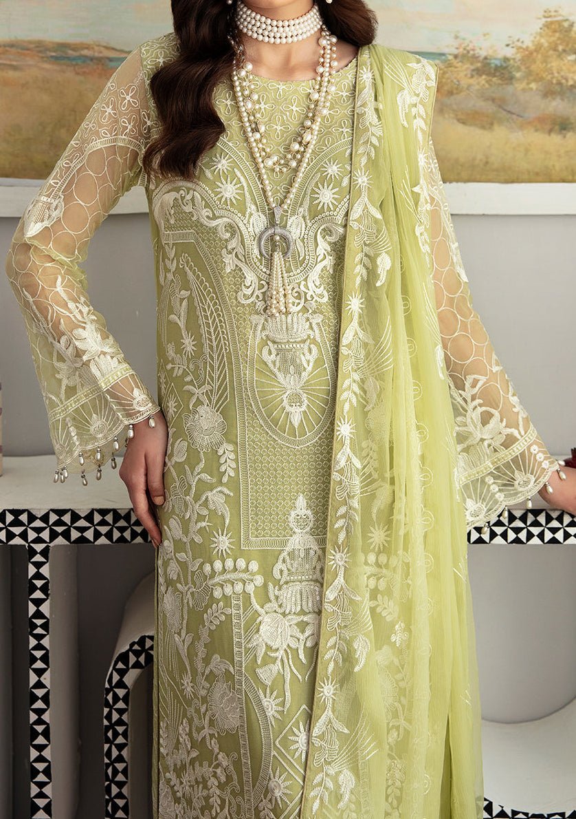Ramsha Rangoon Pakistani Luxury Chiffon Dress - db29589