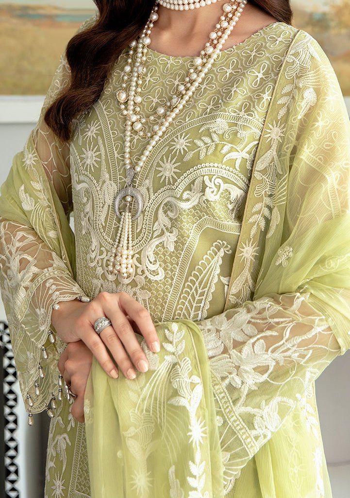 Ramsha Rangoon Pakistani Luxury Chiffon Dress - db29589
