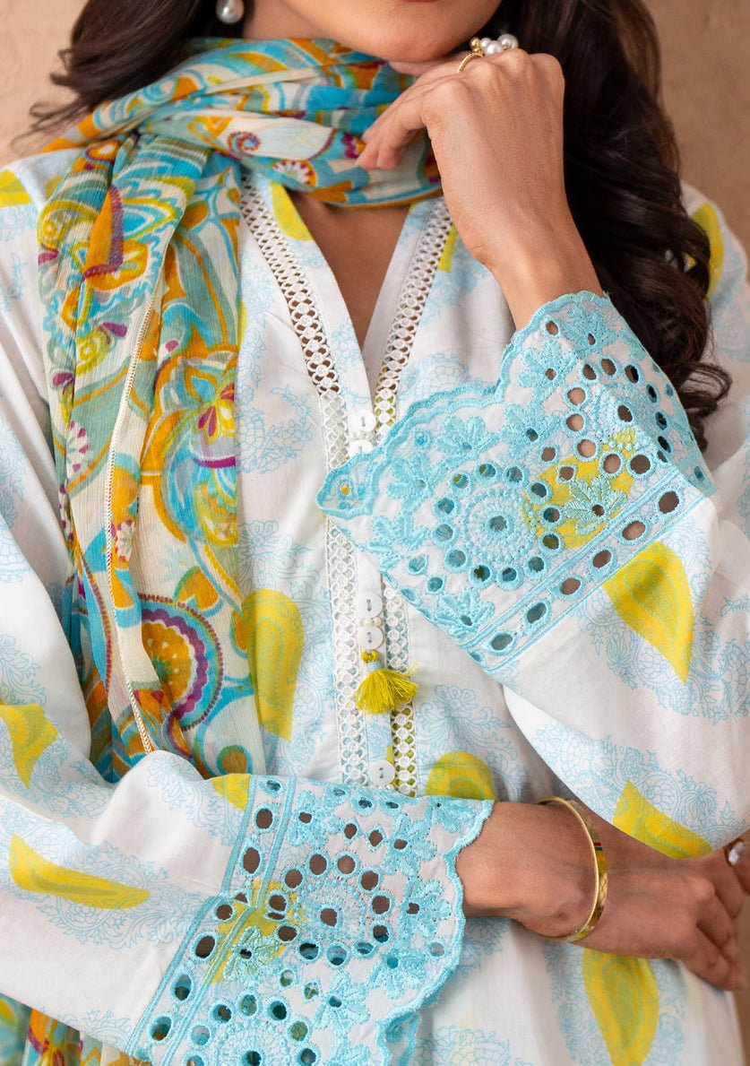 Regalia Chikankari Embroidered Lawn - db29159