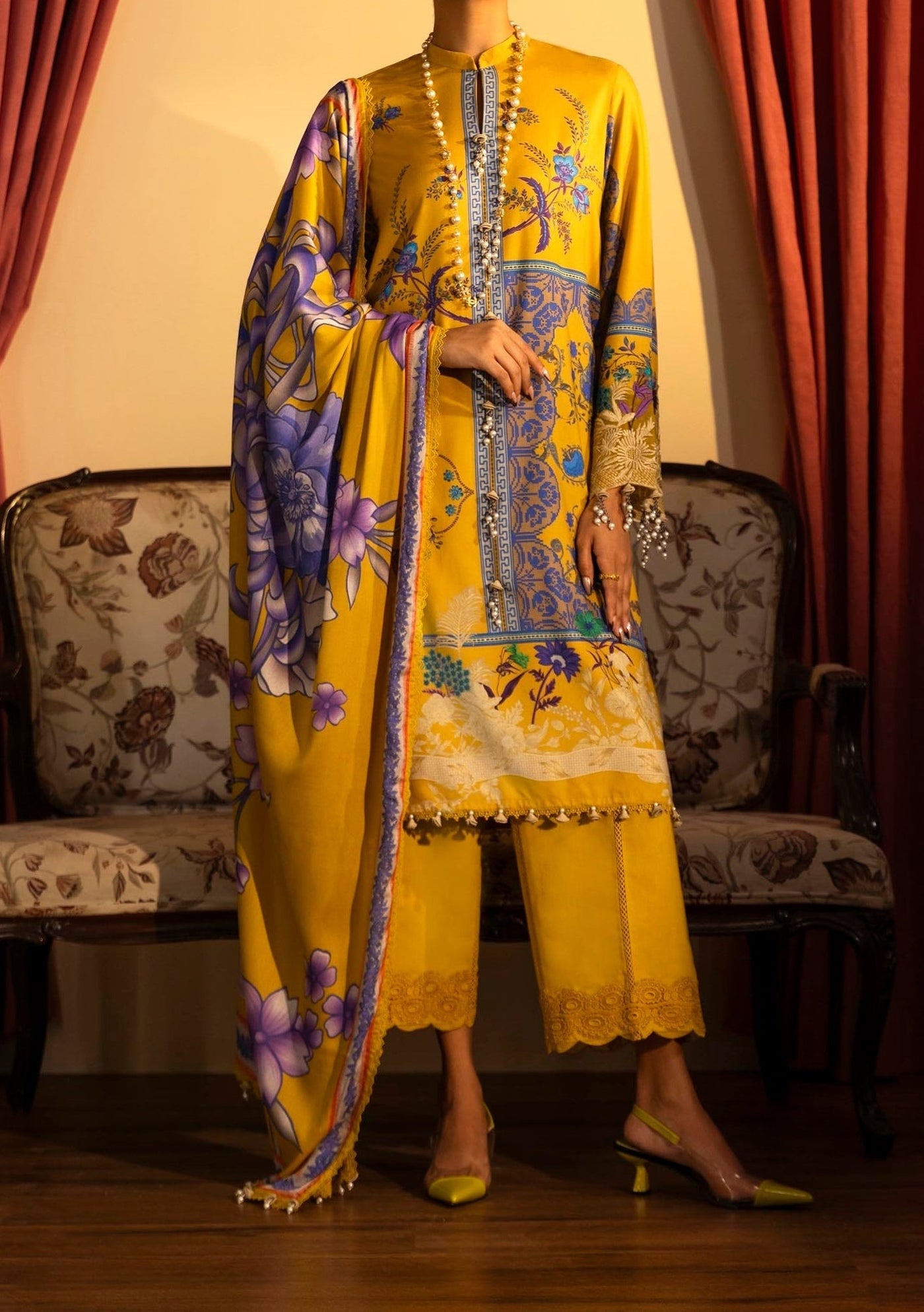 Sana Safinaz Muzlin Winter Pakistani Dress - db27300