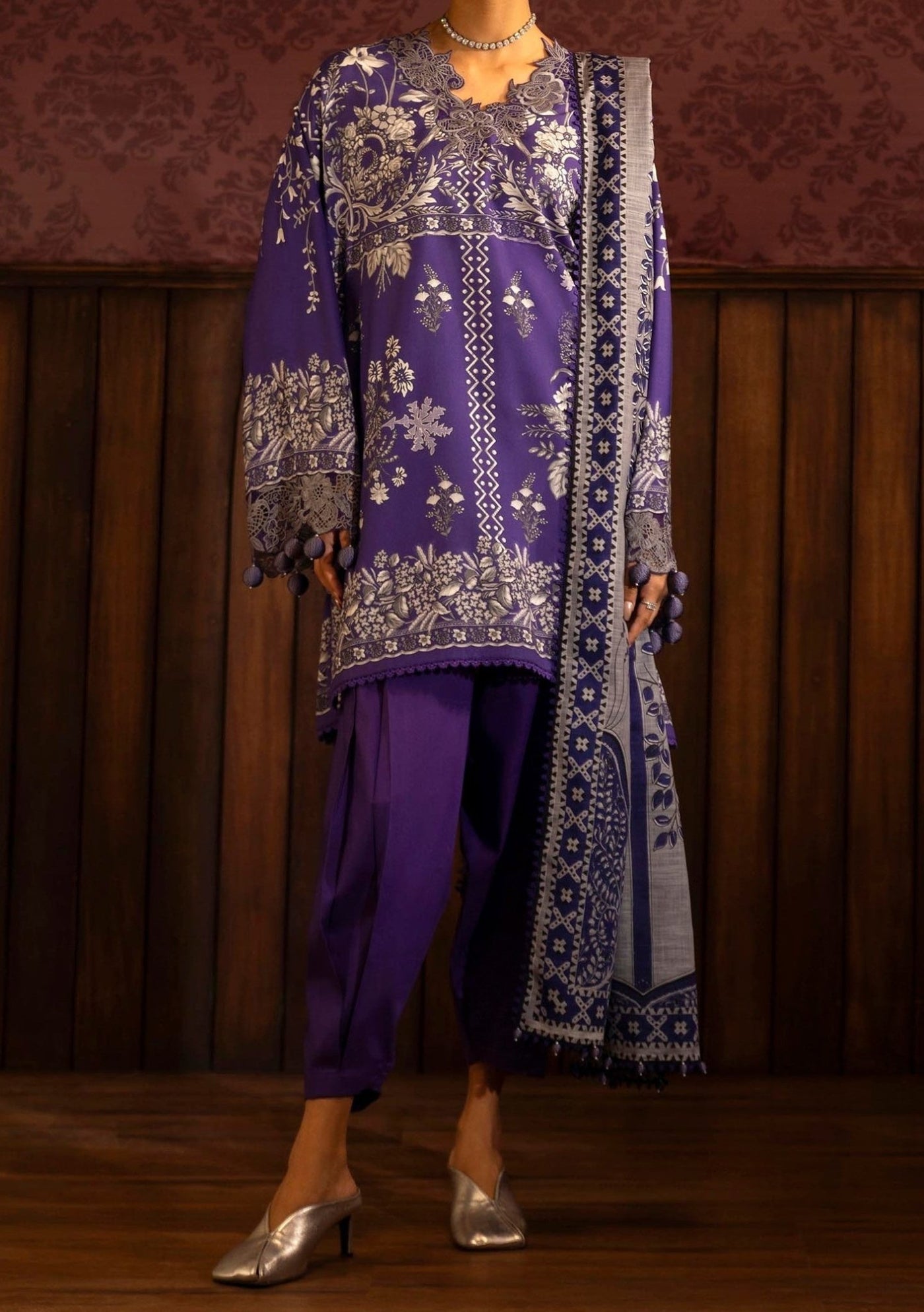 Sana Safinaz Muzlin Winter Pakistani Dress - db27289