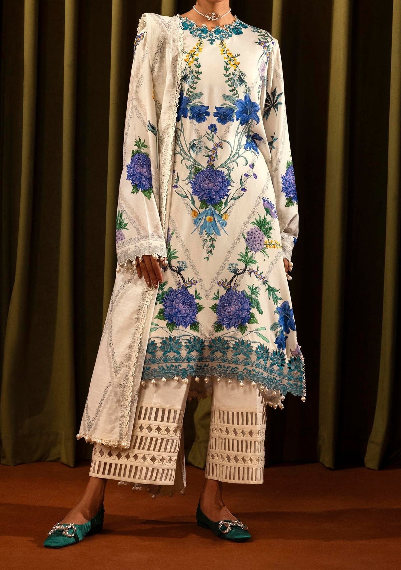 Sana Safinaz Muzlin Winter Pakistani Dress - db27283