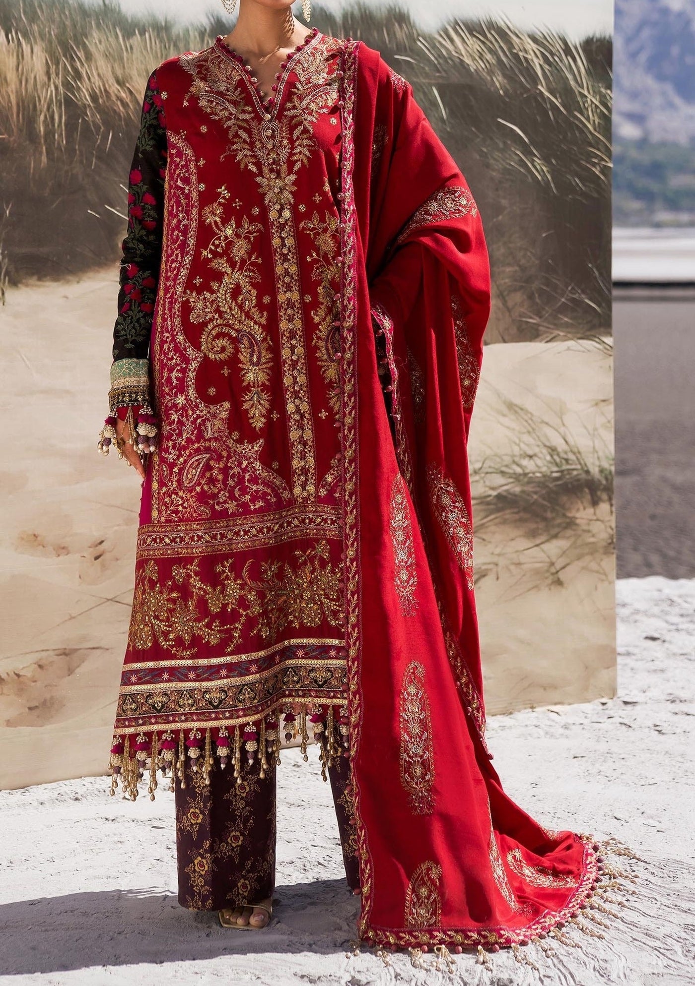 Sana Safinaz Winter Pakistani Luxury Dress - db27455