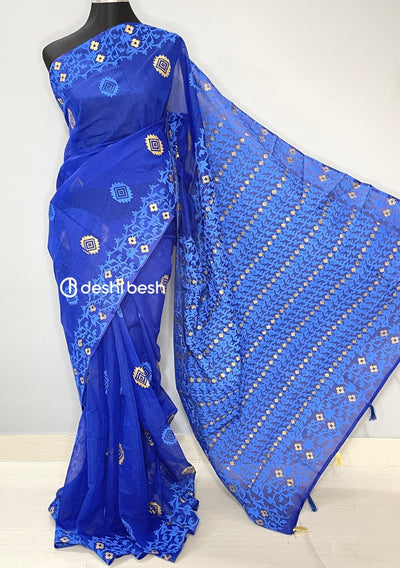 Screen Printed Cotton Silk Saree - db26048