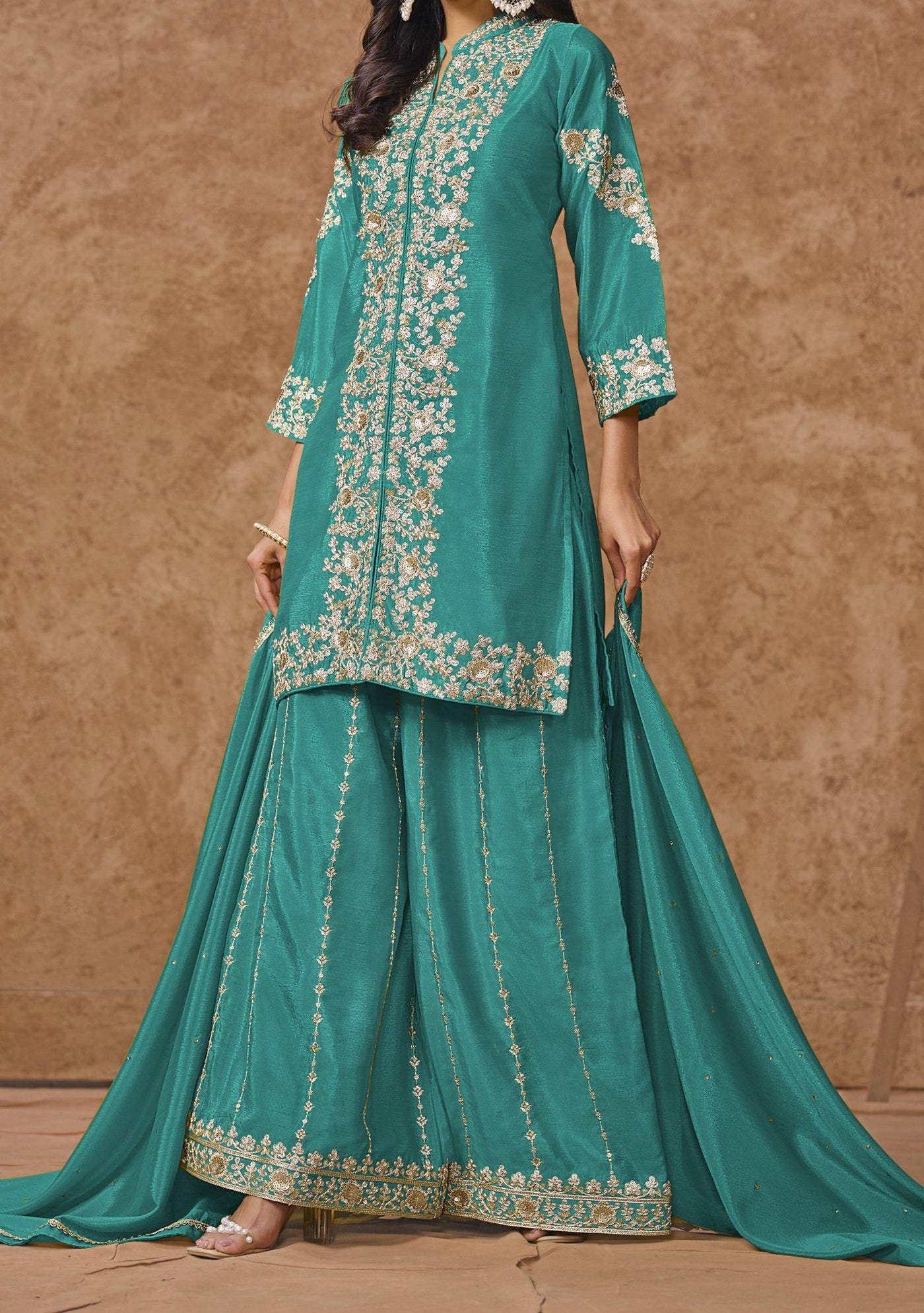 Twisha Aanaya Party Wear Palazzo Suit - db28503