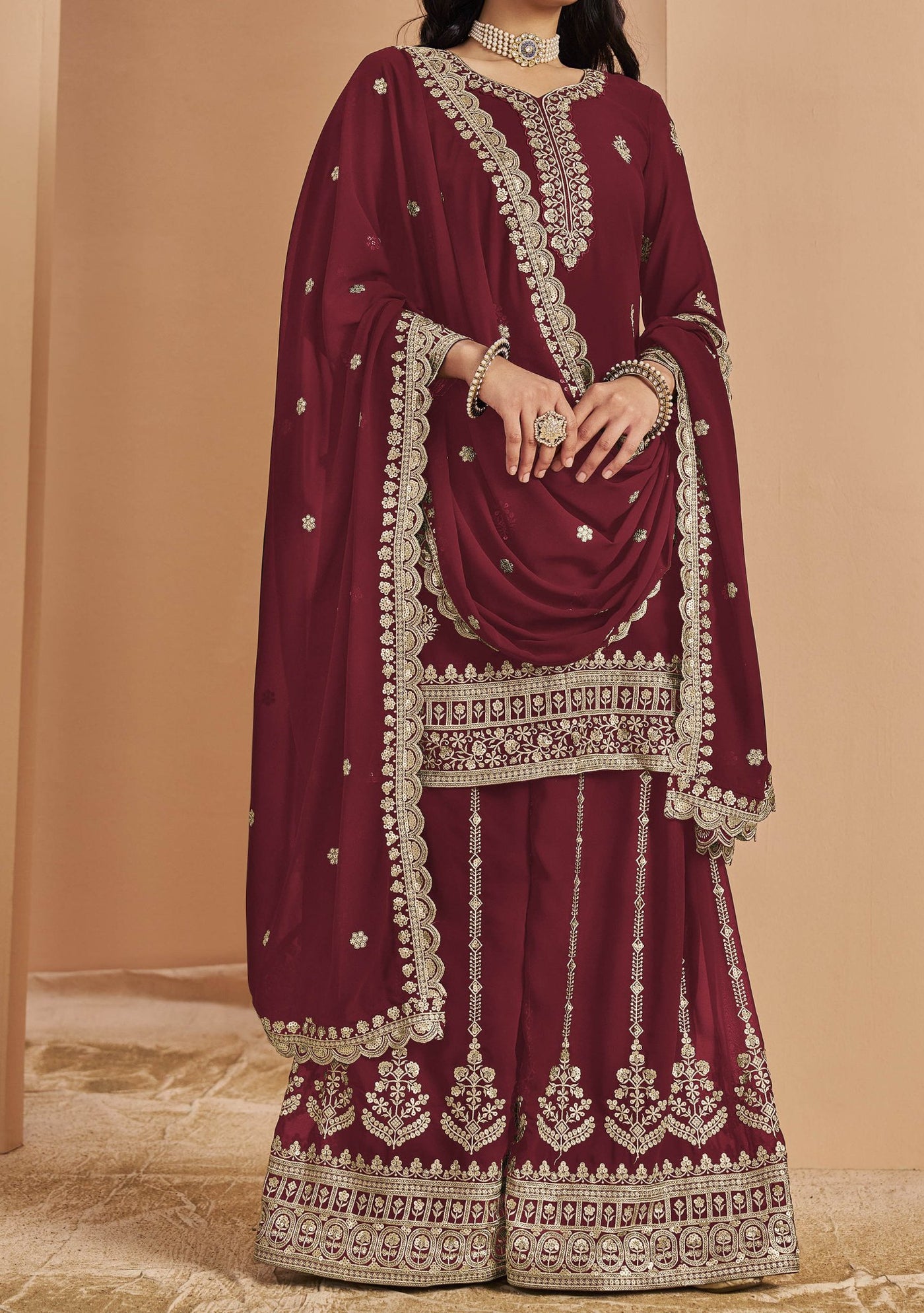 Twisha Aanaya Party Wear Palazzo Suit - db27999