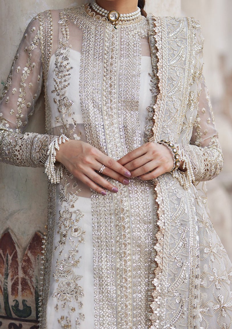 Afrozeh Noori Pakistani Luxury Organza Dress - db23385