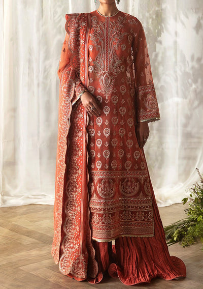 Afrozeh Sierra Pakistani Luxury Organza Dress - db25147