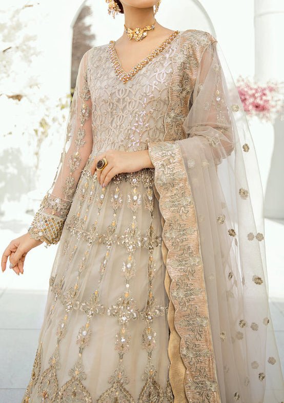 Akbar Aslam Astilbe Pakistani Net Anarkali - db25054