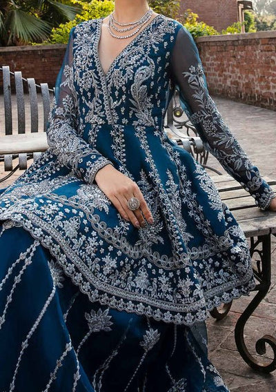 Akbar Aslam Nayara Pakistani Luxury Organza Dress - db24750