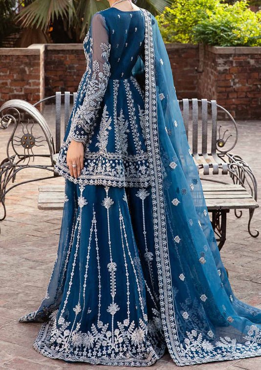 Akbar Aslam Nayara Pakistani Luxury Organza Dress - db24750